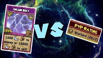 Wizard101 Legendary (60) Storm PvP: Warlord Vs Insane Bolt!