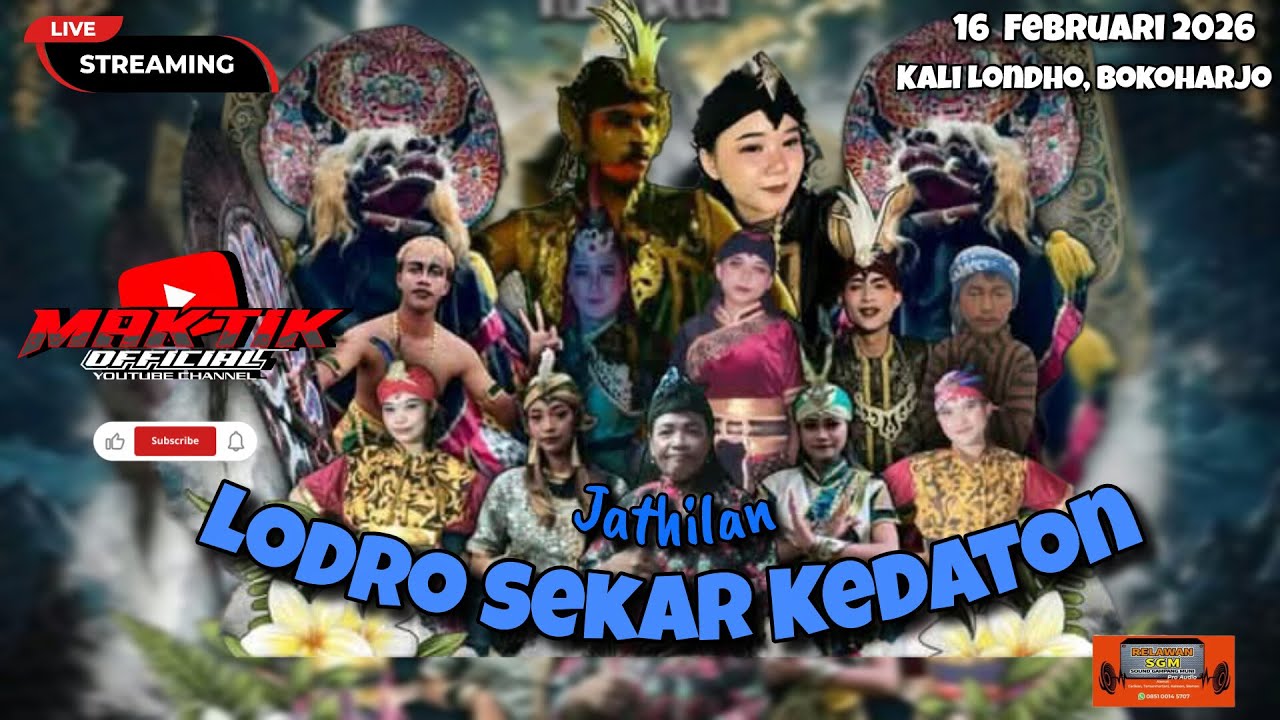 🔴 Live Jathilan Lodro Sekar Kedaton #Live di Kali Londho, Bokoharjo, Sleman