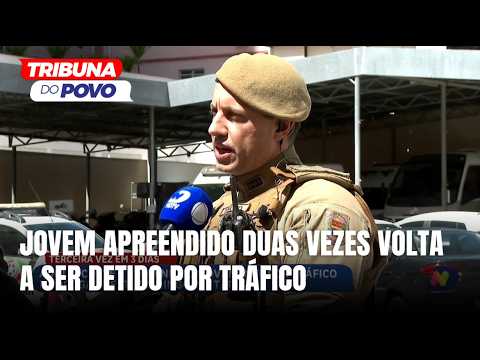 Adolescente é apreendido pela terceira vez após ocorrências em sequência
