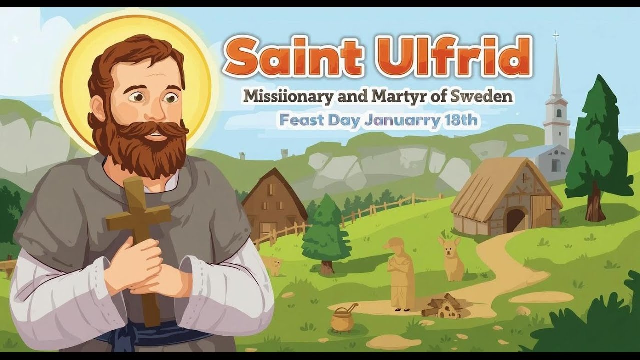Saint Ulfrid | Missionary & Martyr of Sweden | Feast Day January 18 | Saint Story for Kids