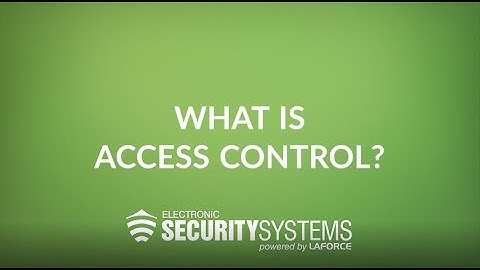 Access Control from Electronic Security Systems powered by LaForce