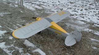 Carbon Cub S+, first binding and compass calibration