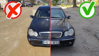 Полное восстановления кузова Mercedes-Benz w203! Самый топовый C-Сlass!!!