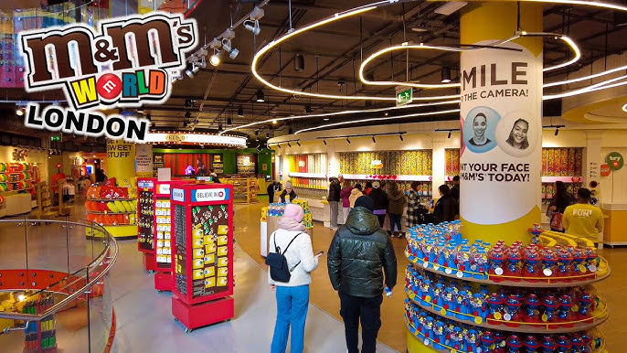 M&M's world London largest candy store in Leicester Square -Sweet