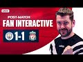 Man City 1-1 Liverpool | Post Match Reaction Show