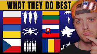 What Each European Military Does Best pt.2 (American Reacts)