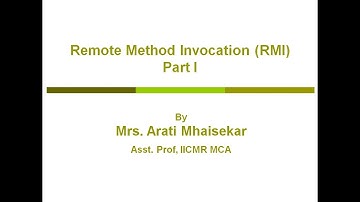 RMI-Part 1