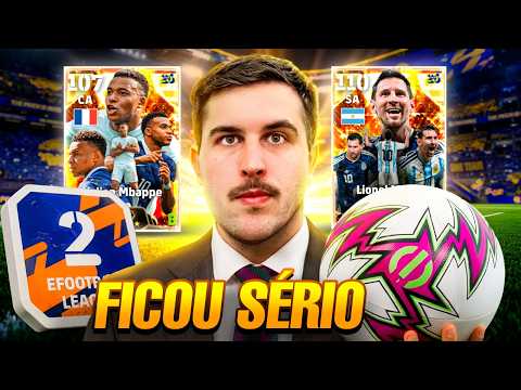 AGORA FICOU SÉRIO! ESTREIA DO BANQUETA NA 2ª DIVISÃO PEGOU FOGO NO EFOOTBALL 🔥