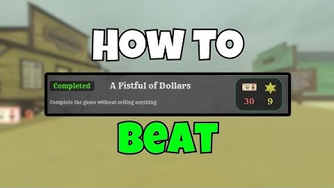 How to Beat NEW CHALLENGE (A Fistful of Dollars) in Dead rails | Roblox | #roblox #deadrails