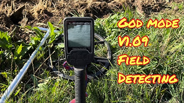 Nokta Makro Legend field hunt using god mode - metal detecting - treasure hunting
