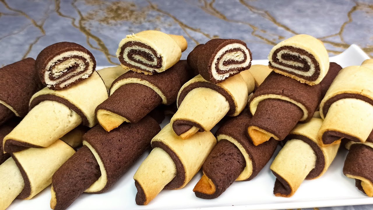 Лучший рецепт ДВУХЦВЕТНОГО ПЕЧЕНЬЯ. Супер вкусно. Этот рецепт понравится всем!