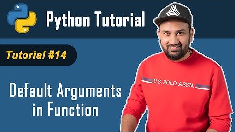 Python Tutorial - 14 |  Python Tutorial For Beginners In Hindi 🔥 | Default arguments in function
