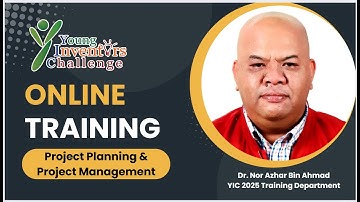 YIC 2025 Training Video 4 Project Planning and Project Management