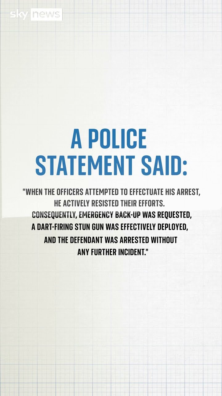 Olympian tasered and arrested