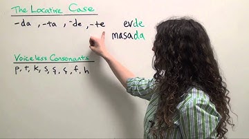 Turkish Grammar: The Locative Case (On, In, At)