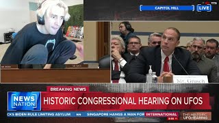 xQc Goes CRAZY After Hearing that UFOS Are REAL