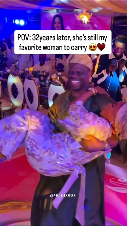 32 years wedding anniversary and the love is still the same. So beautiful 😍 🤩 👌