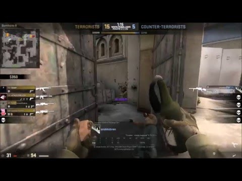 CS:GO - 1v4  and 15-5 Defuserun by Snokkobran (BennyHill style)