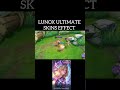 LUNOX ULTIMATE SKINS EFFECT 2 #mobilelegends #mlbb #lunox #ultimate #skins #effect #shorts