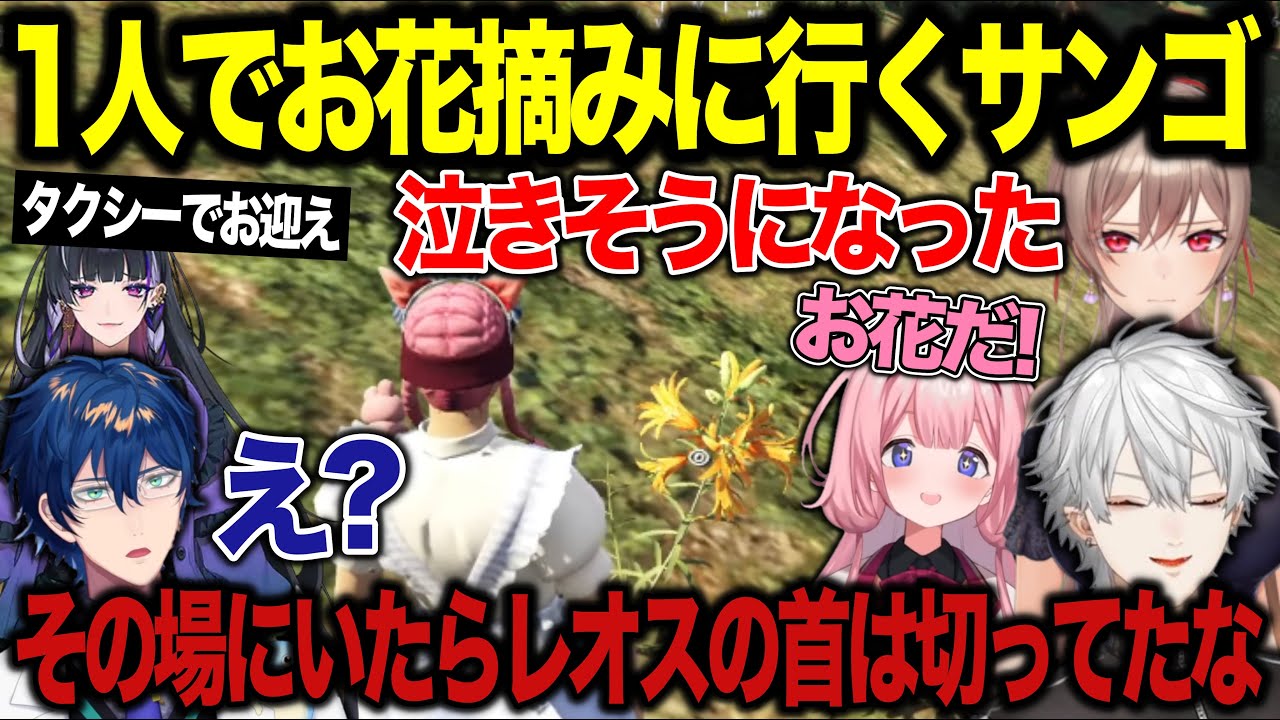 【複視点まとめ】1人でお花摘みに行ったらエニグマを巻き込んで心配されるサンゴ【二時三時切り抜き/周央サンゴ/レオス・ヴィンセント/葛葉/フレン・e・ルスタリオ/狂蘭メロコ/樋口楓/にじGTA】