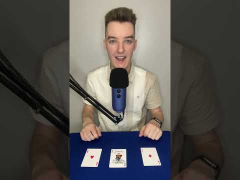 (ASMR) 3 Card Monte #Shorts