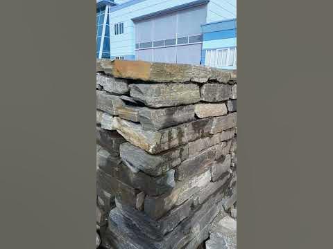 Stone Retaining Wall || Підпірна Стіна з Каменю || Steinvegg - YouTube