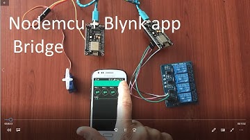 NodeMcu ESP8266 + #Blynk App + Bridge+ multiple devices