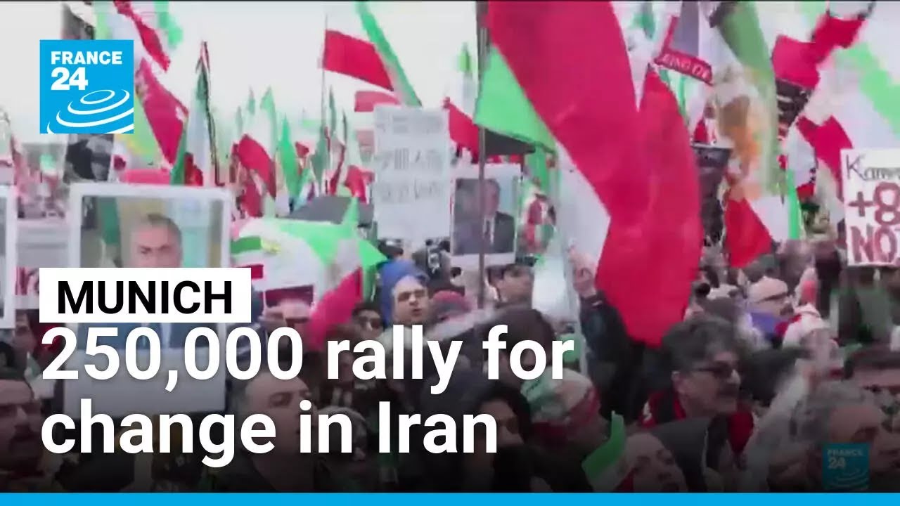 Munich: 250,000 rally for change in Iran • FRANCE 24 English