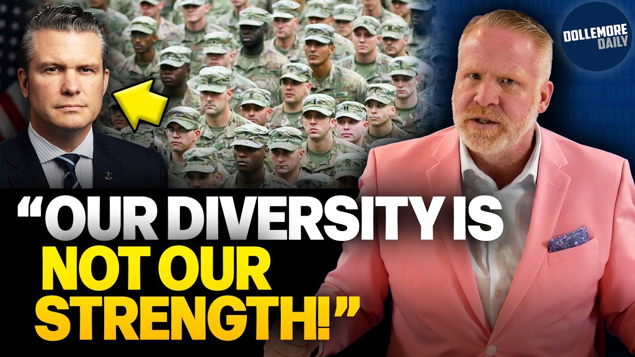 Scared Racist SecDef Says MILITARY ONLY NEEDS WHITE PEOPLE!!!