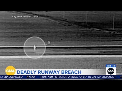 Video shows man hit by plane on airport runway