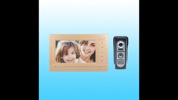 4 Wire Video Intercom Kit for Home Security Use