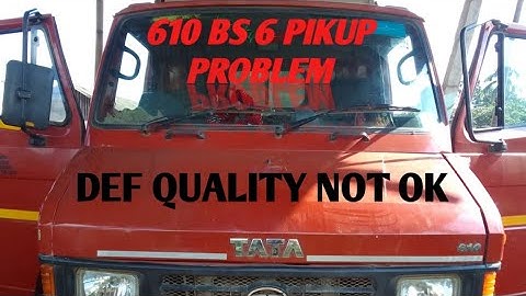 Tata 407 // Tata 407 bs6 // Tata 610 Bs6 // Dosing Fault //Def empty// Def quality is not ok//
