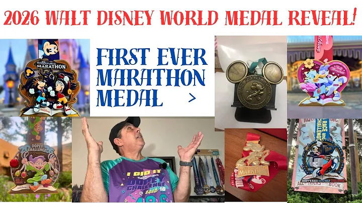 2026 runDisney Marathon Medals Plus A History Of Marathon Medals at Disney World