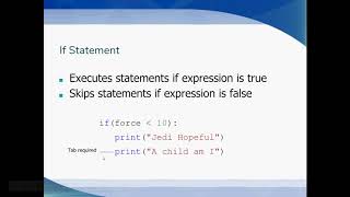 CS Flex 1030: Python Control Structures Part 1