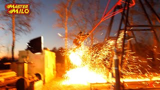 Making your own fireworks with steelwool!