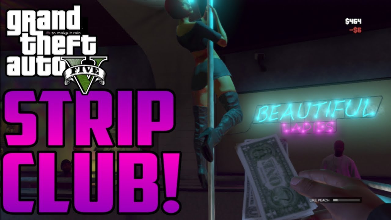 Things To Do In GTA V Strip Club IM THE STRIPPER YouTube