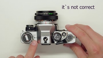 Olympus OM10. How to use it correctly