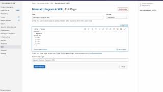 GitLab15.2 - Live preview diagrams in the wiki WYSIWYG editor