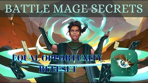 Splinterlands: BATTLE MAGE SECRETS Weekly Challenge; EQUALIZER RULESET