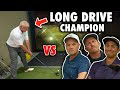 Longest Drive Challenge vs 4x World Long Drive Champion! / Exp Golf