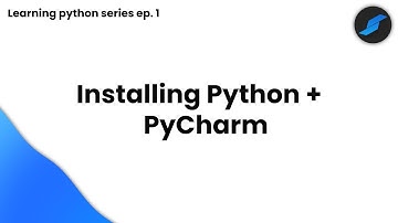 Installing Python and PyCharm | 🐍 Learning python series ep. 1