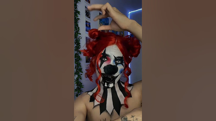 HICE EL TREND DEL PAYASO DE TIK TOK😱 #tiktok #makeup