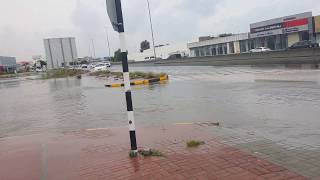 فيضانات رأس الخيمة بسبب شدة الأمطار 11 يناير 2020 م & Ras Al Khaimah floods due to heavy rains