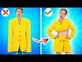 BRILLIANT HACKS TO BECOME POPULAR AT SCHOOL || Fashion Clothes Hacks by 123 GO!