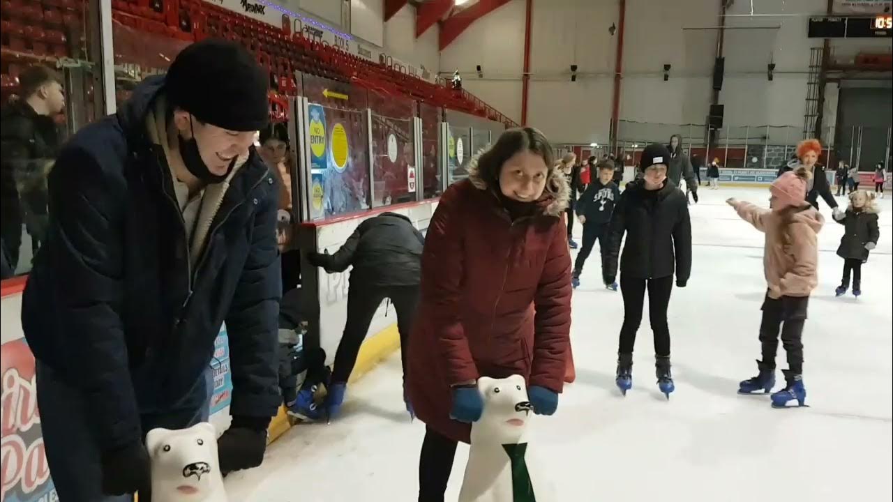 Millies trip with family to Blackburn Ice Rink YouTube