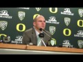 Oregon Football Coach Mark Helfrich Signing Day Presser Part 1