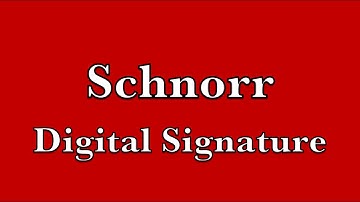 Schnorr Digital Signature