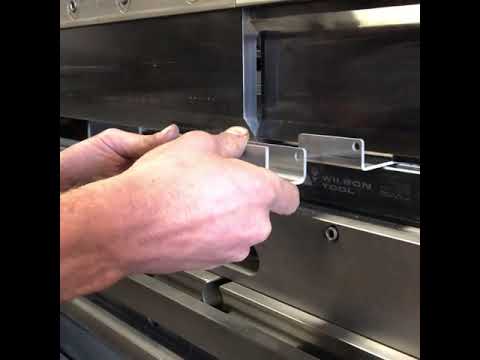 Proform Press Brake Bending Complex Part at T. R. Welding & Fabrication