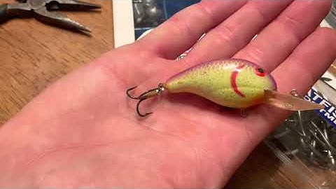 Fishing Hack: How to replace treble hooks on an old lure.