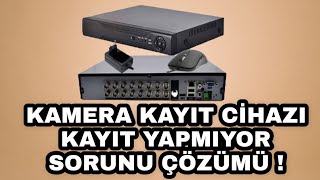 Dvr Kayıt Cihazı Kayıt Yapmıyor Sorunu Çözümü, Kayıt Cihazı Açılmıyor Güvenlik Kamerası Kayıt Sorunu